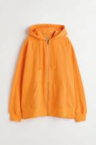 H & M - Oversized Hooded Jacket - Yellow