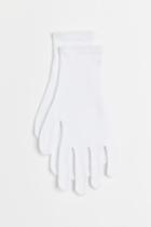 H & M - Moisturizing Gloves - White