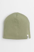 H & M - Ribbed Jersey Hat - Green