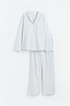 H & M - Pyjama Shirt And Bottoms - Blue