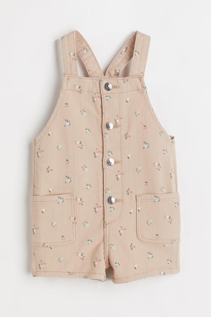 H & M - Overall Shorts - Beige