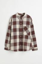 H & M - Plaid Shirt - Brown