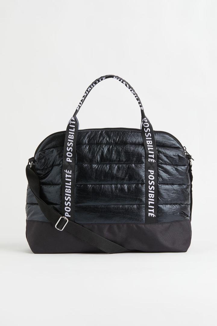 H & M - Small Weekend Bag - Black