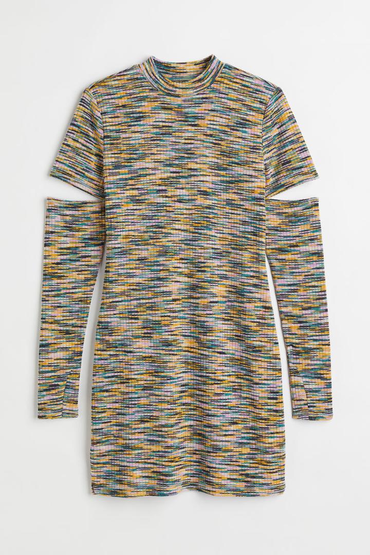 H & M - H & M+ Rib-knit Dress - Green