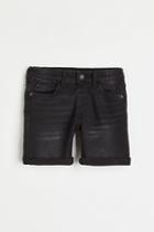 H & M - Comfort Stretch Denim Shorts - Gray