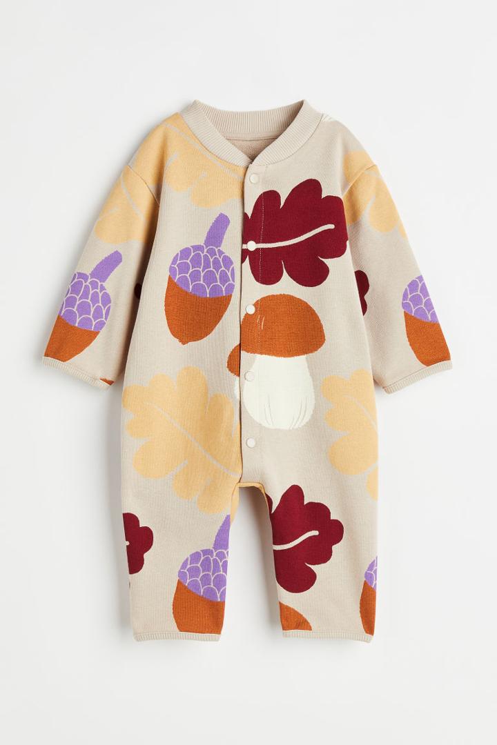 H & M - Sweatshirt Jumpsuit - Beige