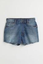 H & M - Vintage High Denim Shorts - Blue
