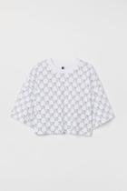 H & M - Crop T-shirt - White