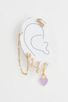 H & M - 6-pack Earrings And Studs - Gold