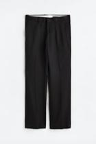 H & M - Regular Fit Flared Pants - Black