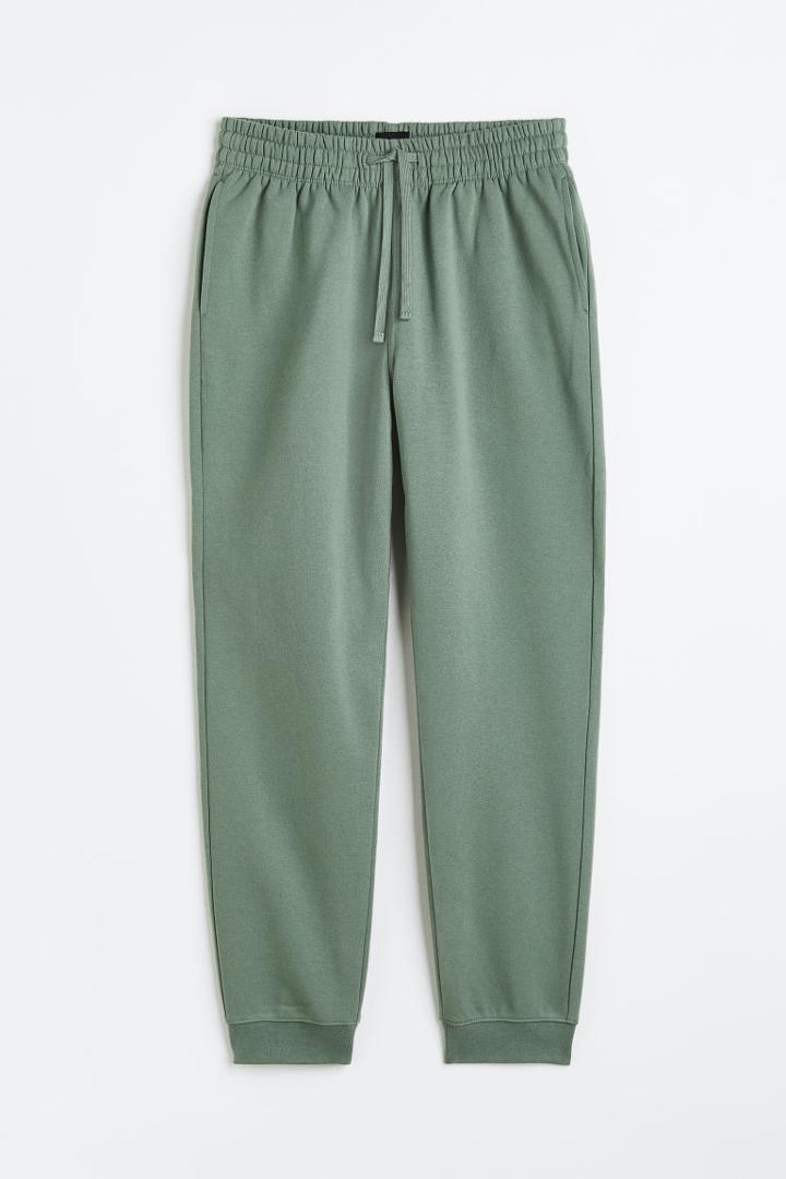 H & M - Regular Fit Sweatpants - Green