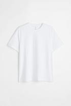 H & M - Slim Fit Round-necked T-shirt - White