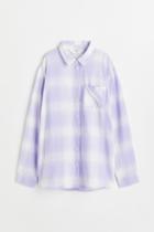 H & M - Cotton Shirt - Purple