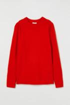 H & M - Mama Fine-knit Sweater - Red