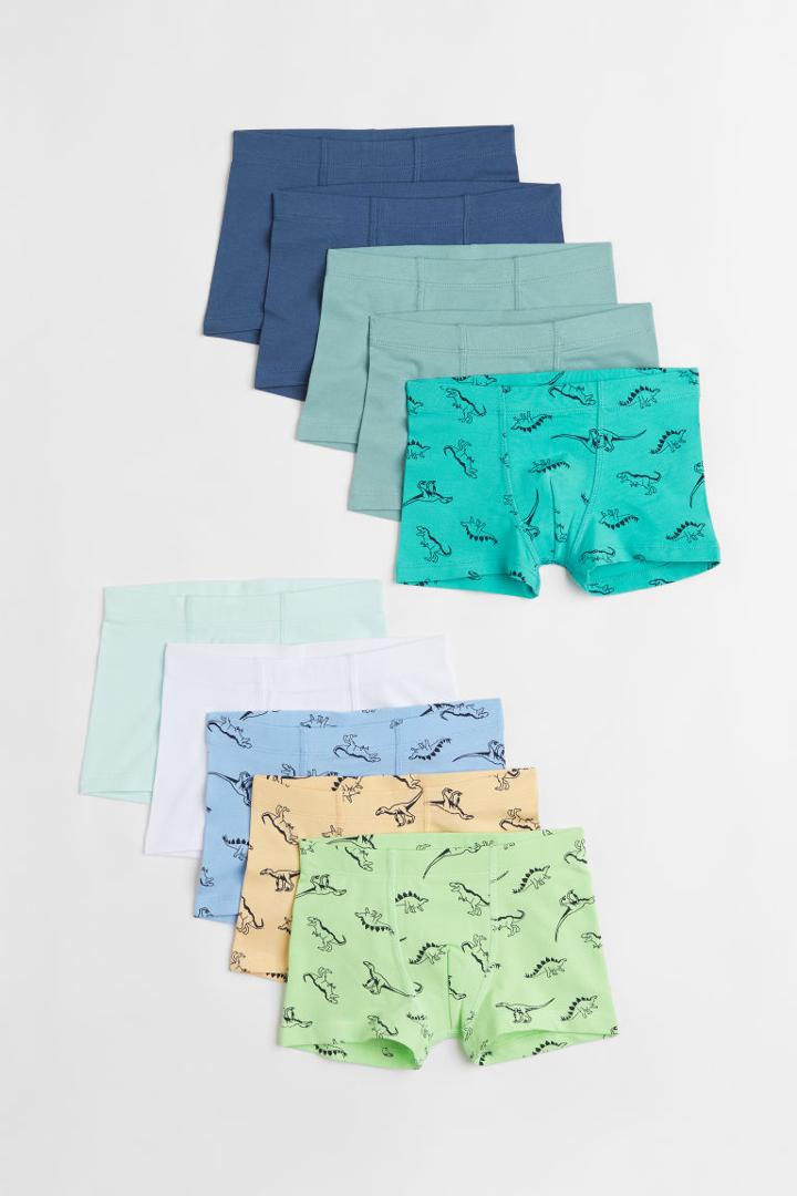 H & M - 10-pack Boxer Shorts - Blue