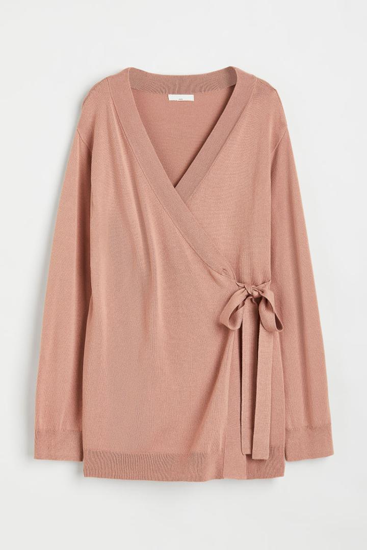 H & M - Mama Wrap Cardigan - Beige