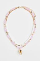 H & M - Short Double-strand Necklace - Gold
