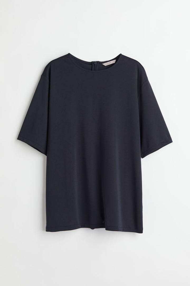 H & M - Oversized T-shirt - Blue