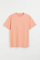 H & M - Regular Fit Premium Cotton T-shirt - Orange
