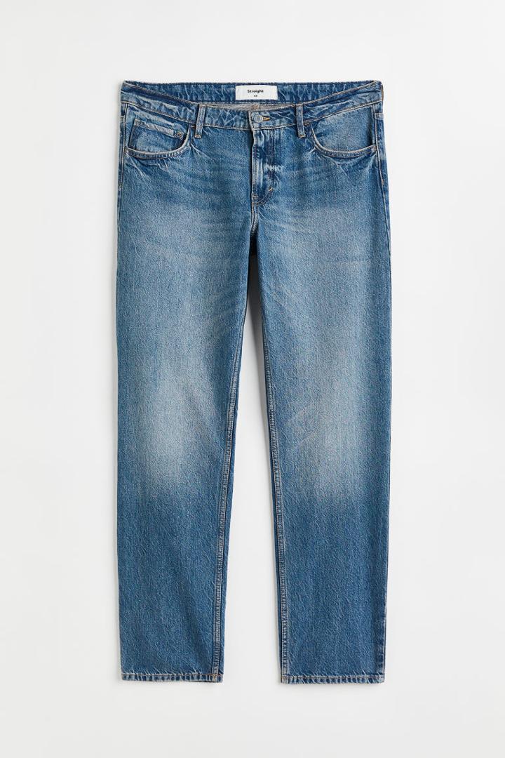H & M - H & M+ Straight Regular Jeans - Blue
