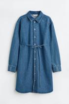 H & M - Mama Denim Shirt Dress - Blue