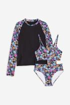 H & M - 3-piece Swim Set - Black