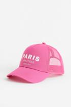 H & M - Printed Trucker Cap - Pink