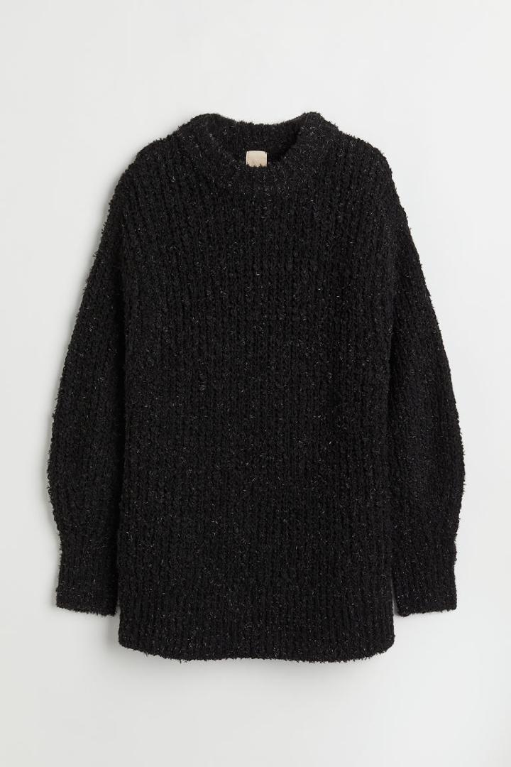 H & M - Rib-knit Sweater - Black