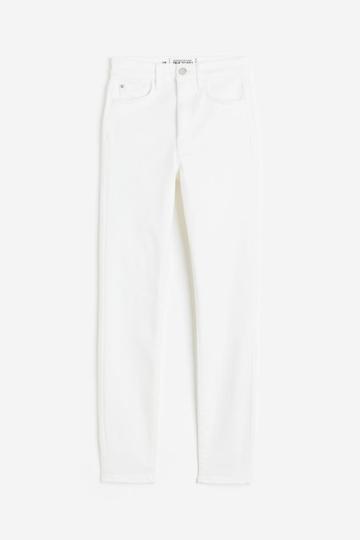 H & M - True To You Skinny High Jeans - White
