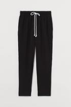 H & M - Pull-on Viscose-blend Pants - Black