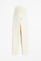 H & M - Mama Slim Ankle Jeans - White