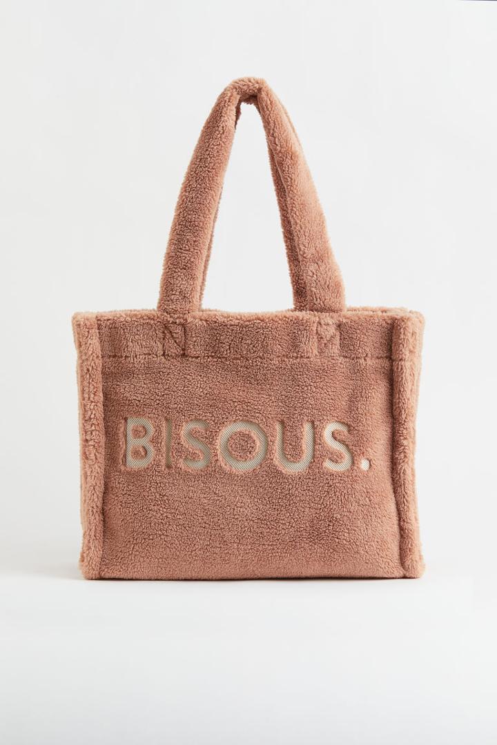 H & M - Faux Fur Shopper - Beige