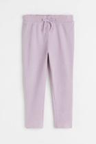 H & M - Cotton Jersey Joggers - Purple