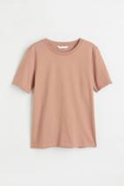 H & M - Cotton T-shirt - Beige