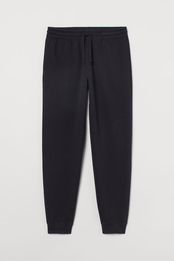 H & M - Regular Fit Joggers - Black