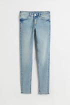 H & M - Skinny Low Jeans - Blue