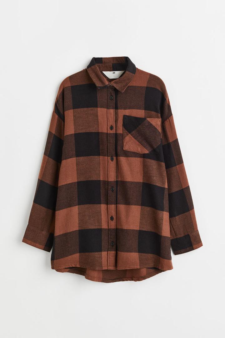 H & M - Oversized Shirt - Beige