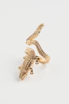H & M - Crocodile-shaped Ring - Gold