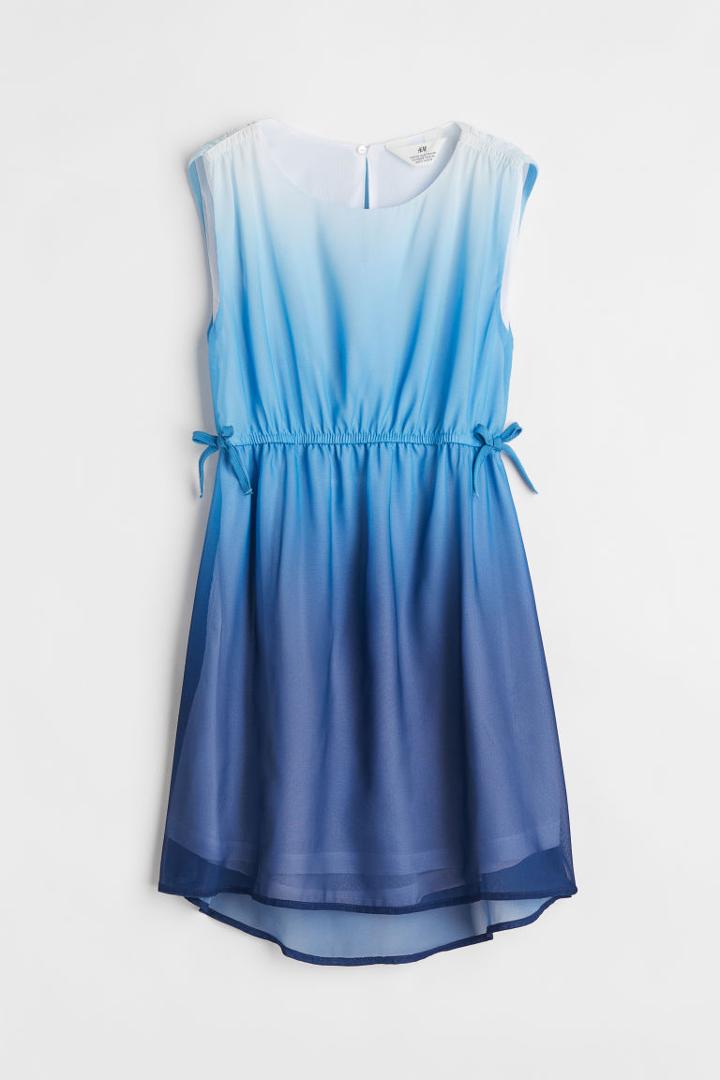 H & M - Chiffon Dress - Blue