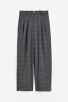 H & M - Wide-leg Dress Pants - Gray