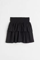 H & M - Tiered Skirt - Black