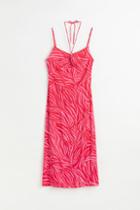 H & M - Open-backed Dress - Red