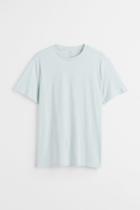 H & M - Regular Fit Crew-neck T-shirt - Turquoise