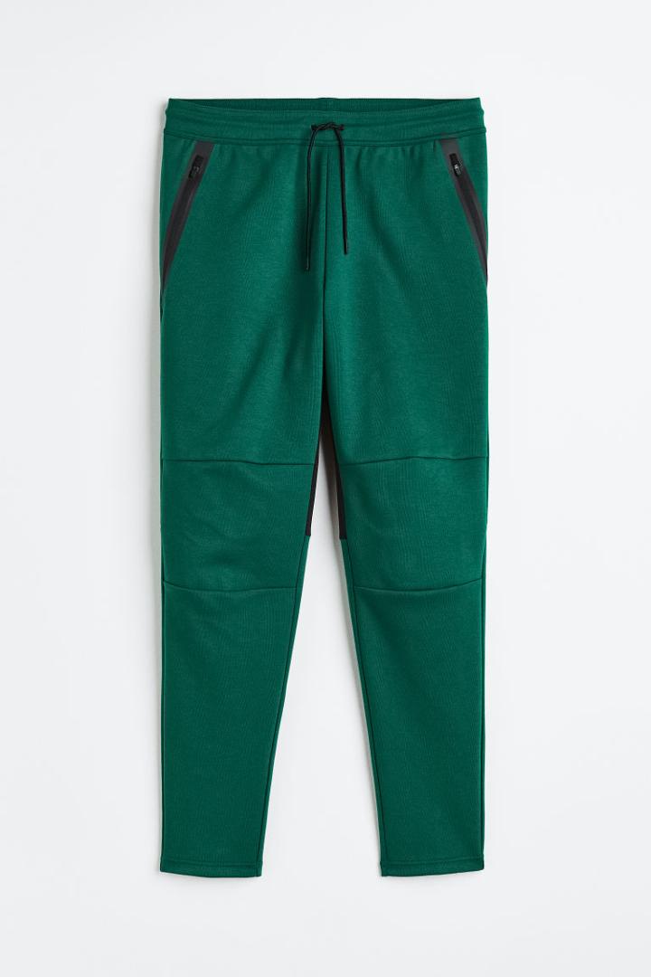 H & M - Sports Joggers In Drymove™ - Green
