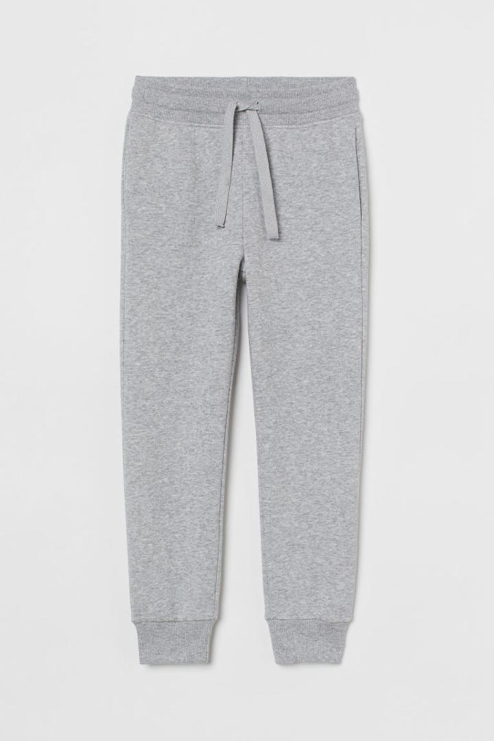 H & M - Brushed-inside Joggers - Gray