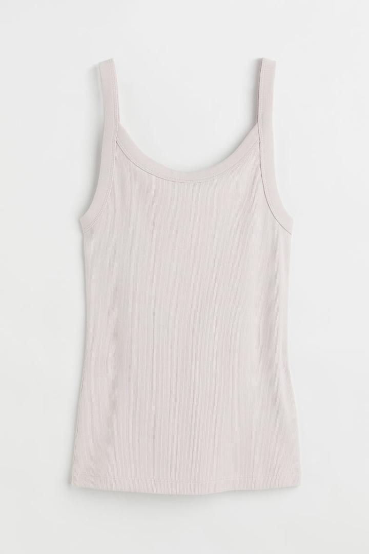 H & M - Cotton Tank Top - Pink
