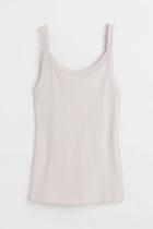 H & M - Cotton Tank Top - Pink