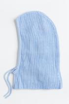 H & M - Rib-knit Balaclava - Blue