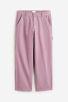 H & M - Relaxed Fit Work Pants - Purple
