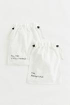 H & M - 2-pack Cotton Storage Bags - White
